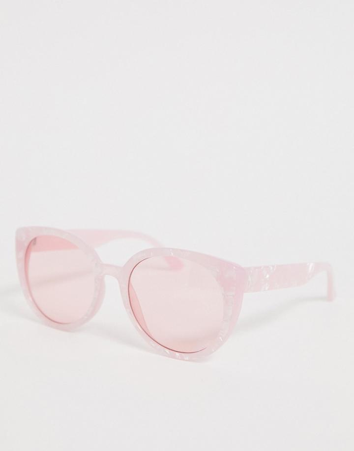 Asos Design Kitten Sunglasses - Pink