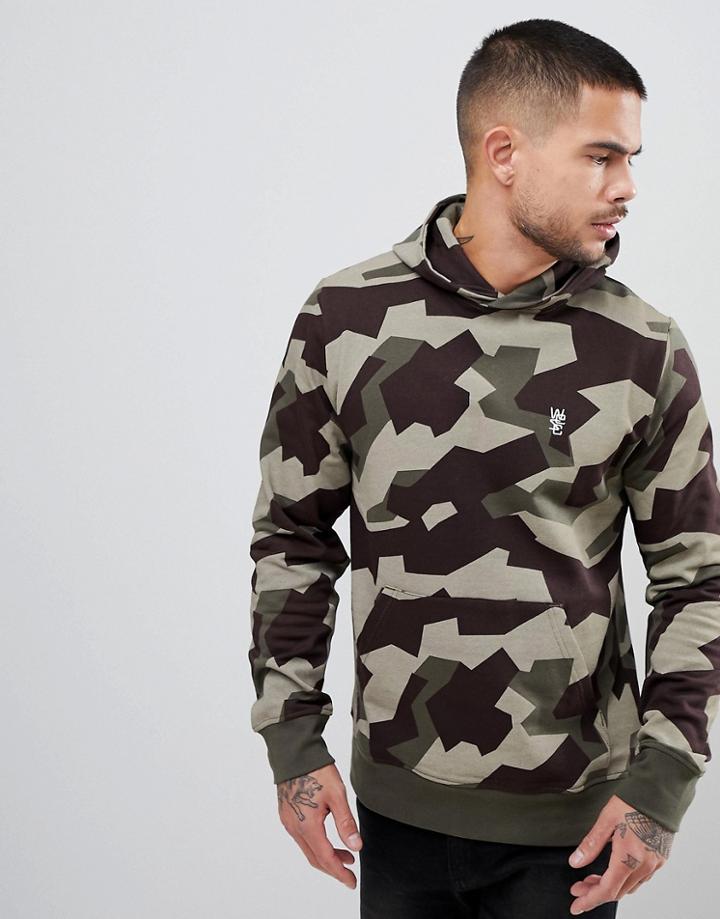 Wesc Swedish Camo Hoodie - Red