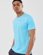 Nike Running Dry Miler T-shirt In Blue
