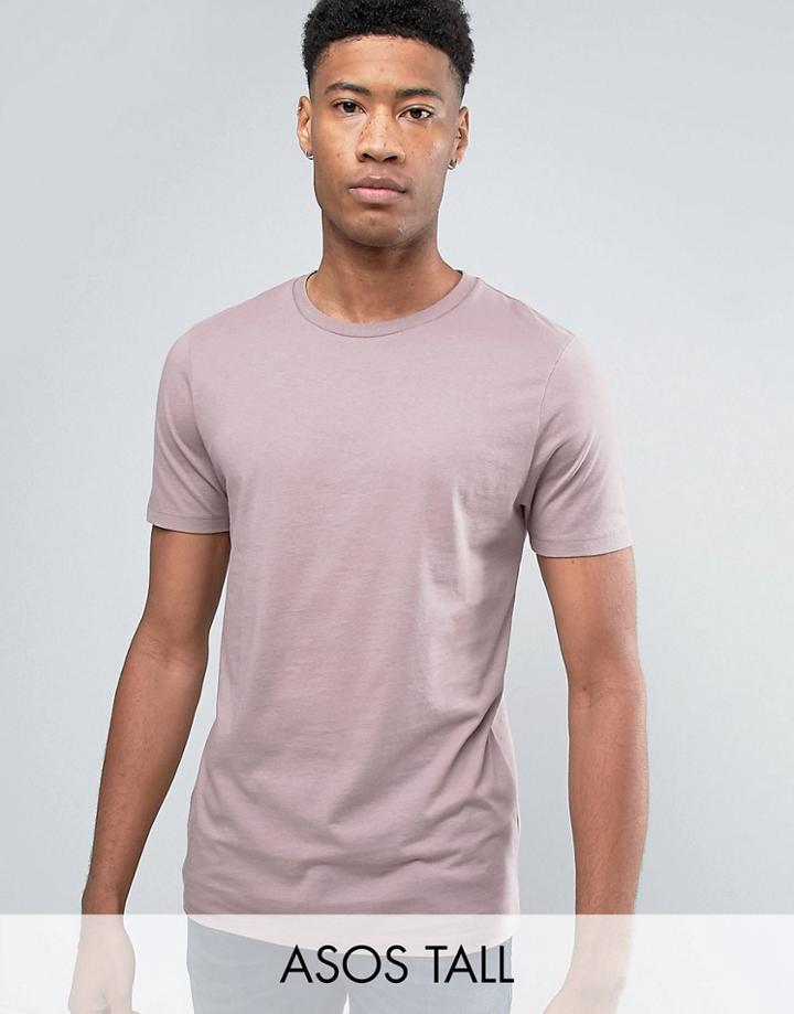 Asos Tall T-shirt In Pink - Green