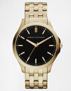 Armani Exchange Gold Stainless Steel Watch Ax2145 - Gold