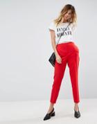 Asos Tailored Slim Clean Pants - Red