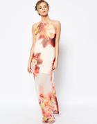 Coast Erin Print Maxi Dress In Bright Floral - Multi