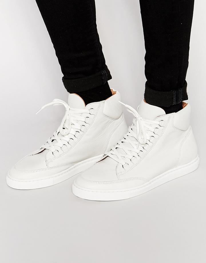 Kurt Geiger Brickers Hi- Top Sneakers - White