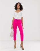 River Island Cigarette Pants In Pink