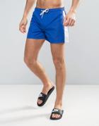 Bravesoul Side Pannel Short Length Swim Short - Blue