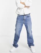Nudie Jeans Tuff Tony Straight Fit Jeans In Indigo Travel-blues