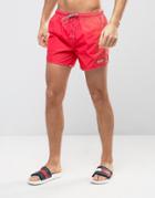 Boss By Hugo Boss Lobster Swim Short In Red - Red