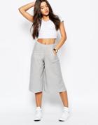 Missguided Jersey Culottes - Gray