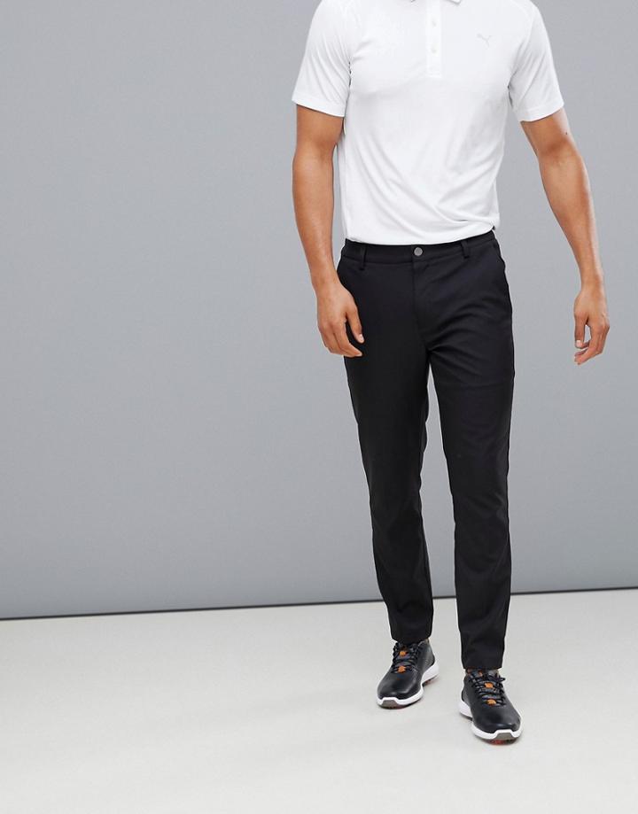 Puma Golf Tailored Tech Pants In Black - Black