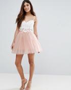 Rare Layered Tutu Mini Skirt - Pink