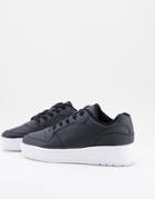 Truffle Collection Chunky Flatform Sneakers In Black