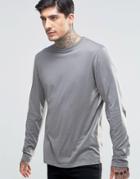 Another Influence Long Sleeve T-shirt - Gray