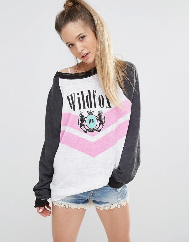 Wildfox Academy Sweater - Multi