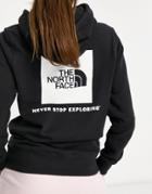The North Face Box Nse Hoodie In Black