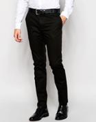 Hugo By Hugo Boss Pants In Cotton Slim Fit - Black