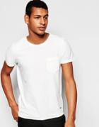 Boss Orange T-shirt With Cord Pocket - White