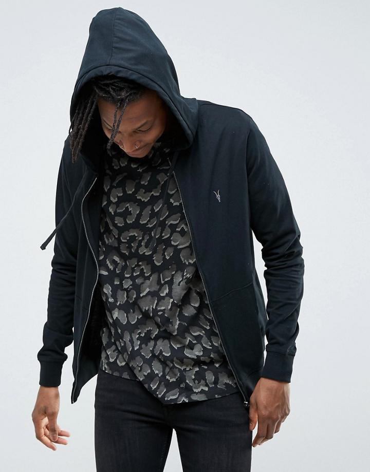 Allsaints Hoodie With Logo - Black