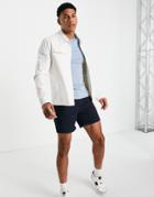 Gianni Feraud White Linen Harrington Jacket - Part Of A Set