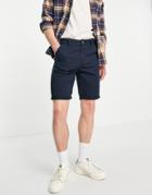 Le Breve Chino Shorts In Navy