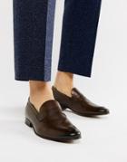 Base London Tenor Penny Loafers In Brown - Brown
