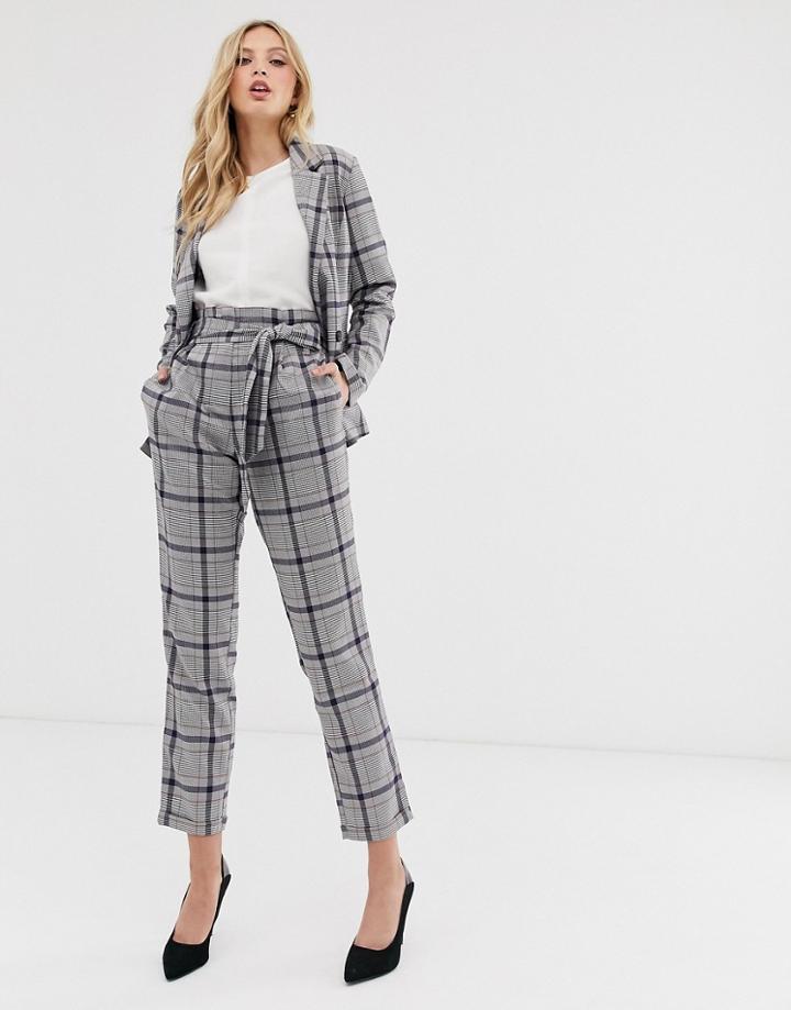 Y.a.s Check Paperbag Waist Pants
