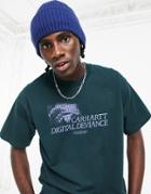 Carhartt Wip Digital Deviance T-shirt In Green