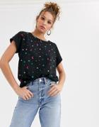 Fabienne Chapot Duckie Stars & Moons T-shirt-black