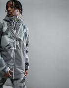 Wear Color Block Snow Jacket In Gray Camo - Gray