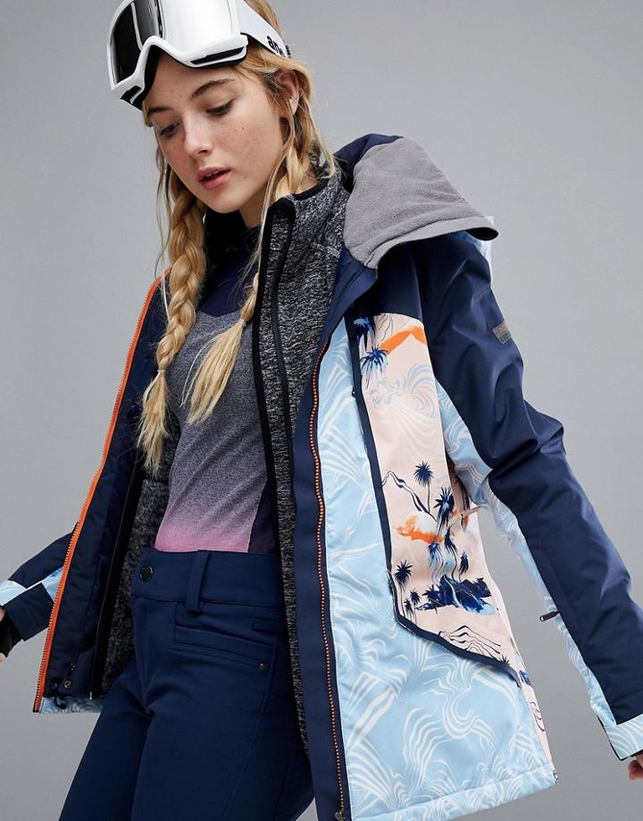 Roxy Pop Snow Wildlife Jacket - Multi