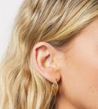 Image Gang Hallie Geometric Hoops In Gold Plate