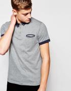 D-struct Marl Polo Shirt - Gray