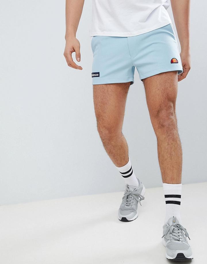 Ellesse Tortoretto Retro Short In Blue - Blue