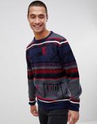 Bellfield Holidays Sweater Geo-tribal Fairisle - Navy