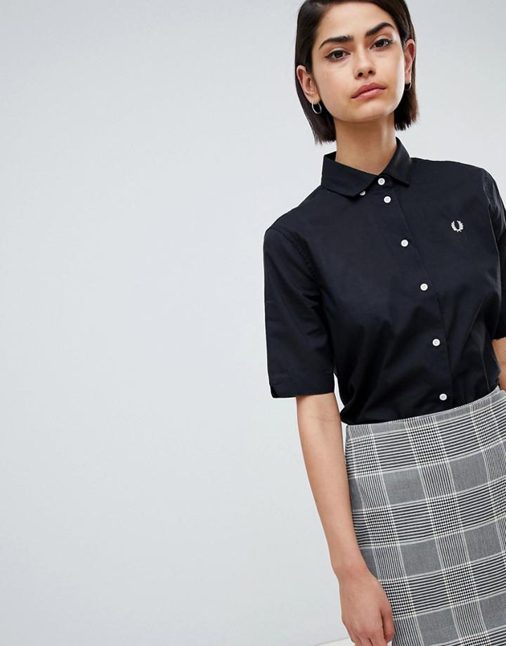 Fred Perry Boyfriend Shirt - Black