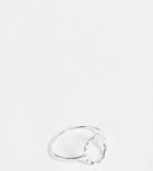 Kingsley Ryan Hammered Circle Ring In Sterling Silver