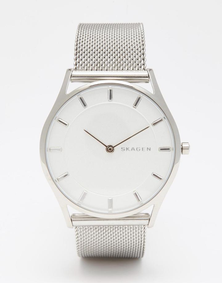 Skagen Silver Holst Skw2342 Watch - Silver