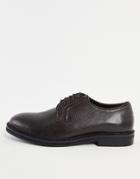 Schuh Reggie Lace Up Shoes In Brown Leather