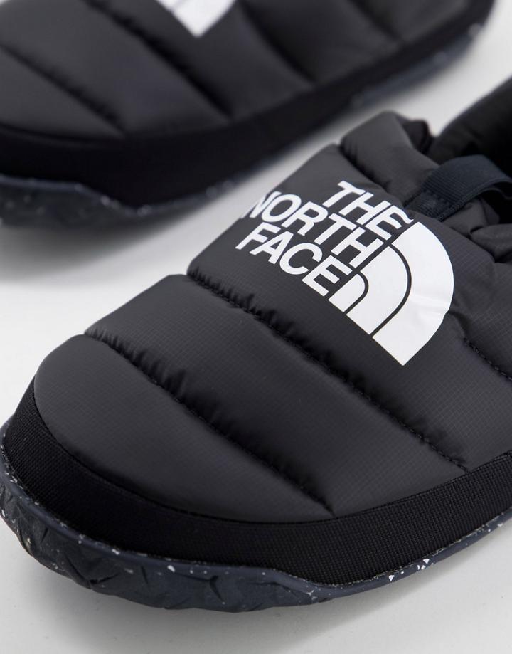 The North Face Nuptse Mules In Black