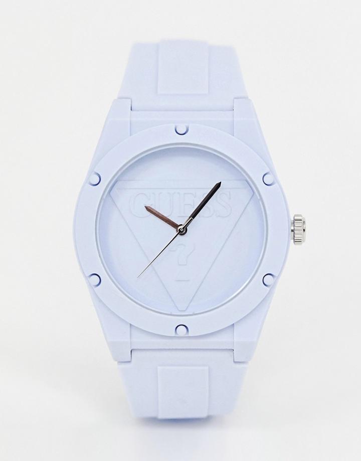 Guess Retro Pop W0979l6 Silicone Watch - Blue