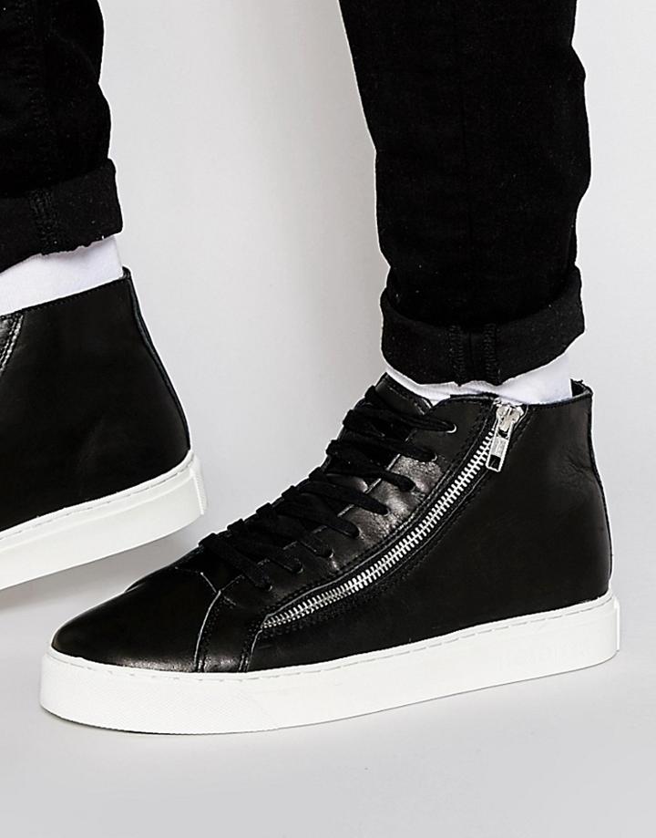 Religion Maiden Hi-top Sneakers - Black