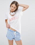 Sundry Amour Tee - White