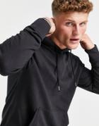 Jack & Jones Overdyed Relaxed Fit Hoodie In Black