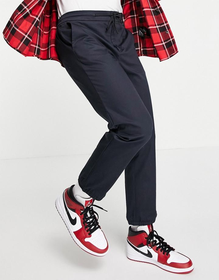 Jack & Jones Intelligence Poly Sweatpants In Navy