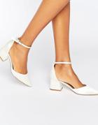 Asos Starling Bridal Pointed Heels - Cream