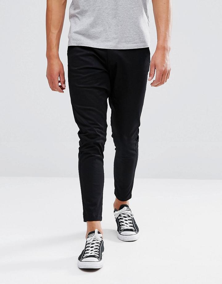 Just Junkies Drop Plain Pants - Black