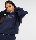 Il Sarto Tall Cropped Hoodie Tracksuit In Navy