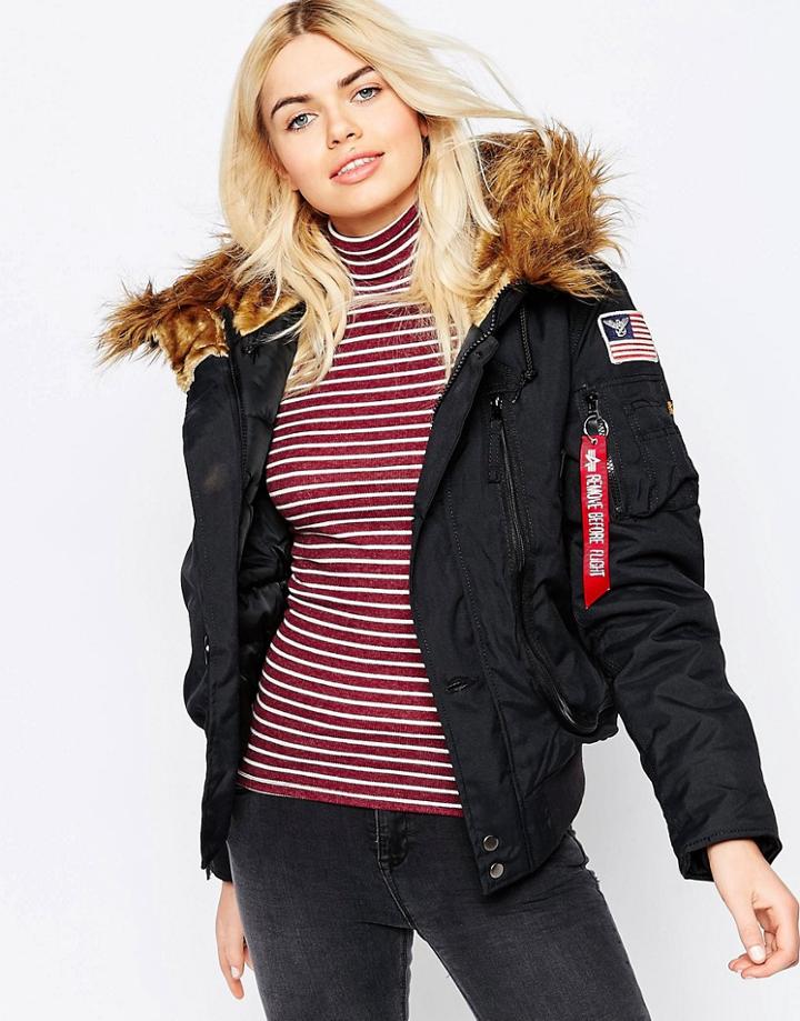 Alpha Industries Polar Bomber Jacket Sv - Black