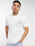 River Island T-shirt With Dragon Back Print In White