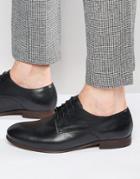 Hudson London Champlain Leather Derby Shoes - Black
